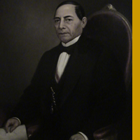 Retrato de Benito Juárez realizado por José Escudero 1872  Palacio Nacional