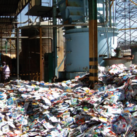 Papel reciclado y ahorro de recursos